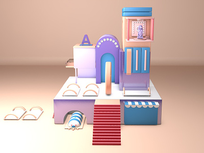 3D house illustration
