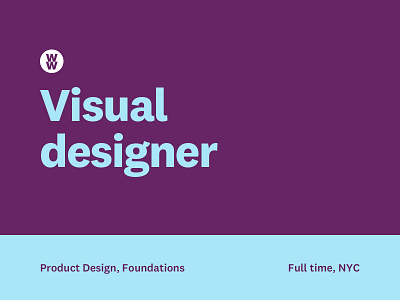 We're Hiring app design design system foundations job listing mobile position product product design ui ux visual design