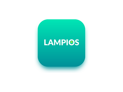Lampios app icon android app design green lampios lamps lighting os pendantlamps ui ux