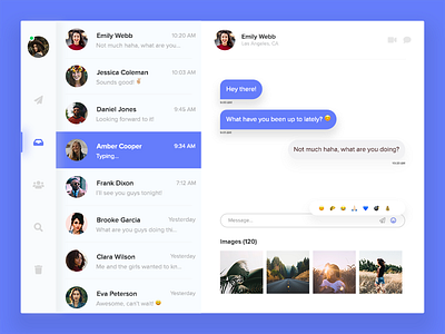 Daily UI #013 - Direct Messaging