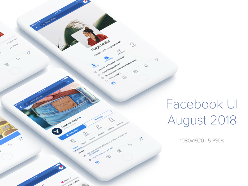 Facebook UI Kit ui designer social media facebook psd ui kit facebook ui facebook