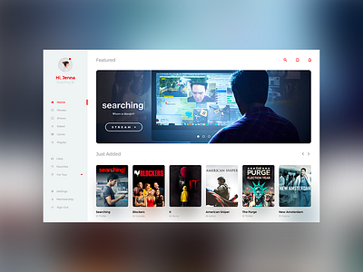 Movie UI 🍿 dailyui design minimal modern movie movie app movie ui simple ui ui design ui designer user interface web design