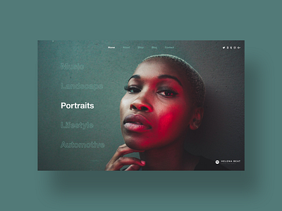 Minimal Portfolio clean daily ui dailyui design challenge minimal modern simple ui ui design ui designer user interface ux design web design