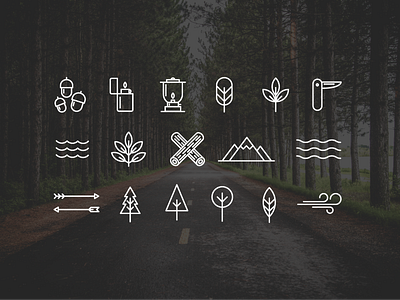 Free Wilderness/Camping Icons camping download free freebies icons nature wilderness