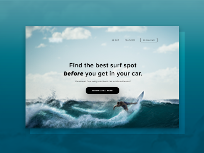 Surfing Landing Page