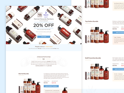 Soapbox-Delta Hotels/Marriott coupon cro design hope landing page soap ui ux