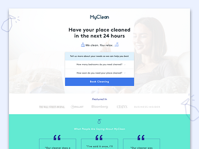 MyClean - Book Now LP