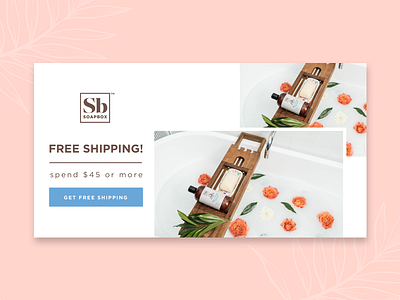 Soapbox - FREE shipping ad