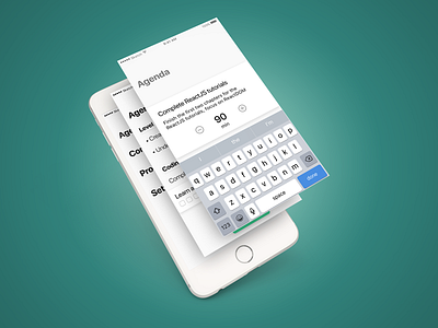 Focus.in - Initial Mockups app design iphone mockup productivity sketch