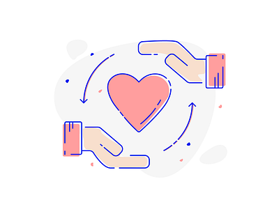 Making the Most of the Onboard Pt. 2 color figma give hands heart illustration nurture onboarding process