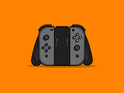 Nintendo Switch Controller controller design games illustration illustrator nintendo switch video