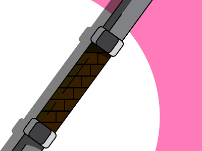 Guard Stick - Aerith aeris aerith ffxii illustration illustration series weapon