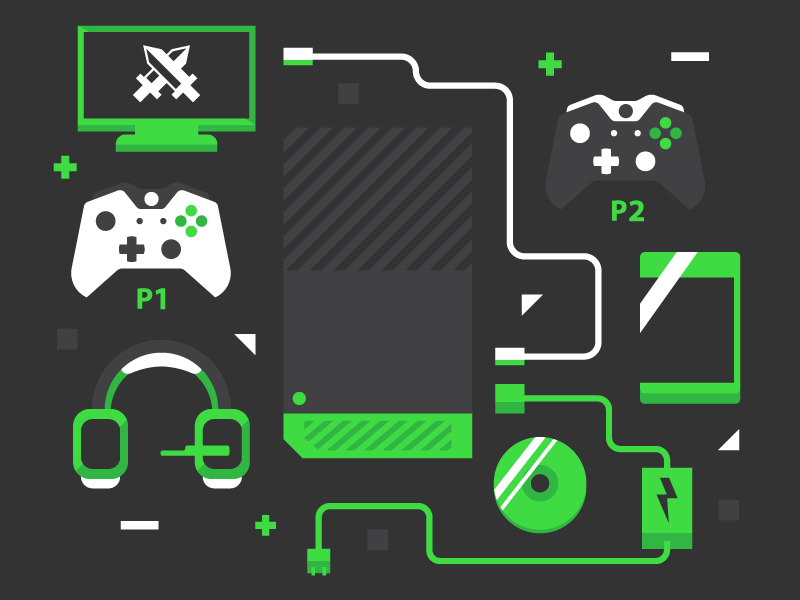 Console Equipment by Ether Potion on Dribbble