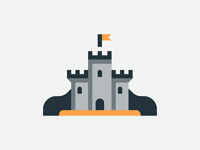 Castle castle design illustration illustrator simple vector