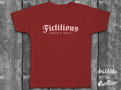 Fictitious Shirt Mfg. contest fictitious shirt threadless