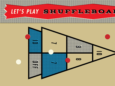 Shuffleboard Poster