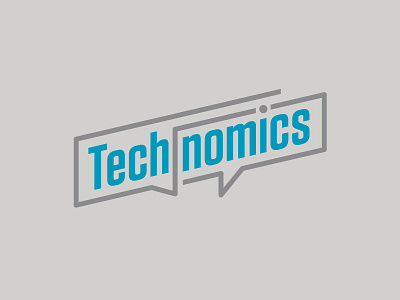 Technomics Unused Concept angle blue dot gray lines speech bubble tech