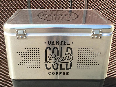 Cartel Cold Brew Cooler cartel coffee cold brew cool stuff cooler get some lettering logo
