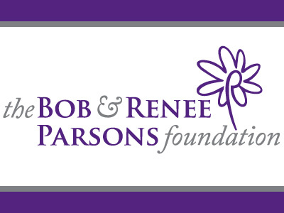 The Bob & Renee Parsons Foundation Re-Work flower logo non profit re design the parsons foundation