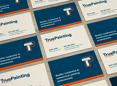 True Painting branding branding business cards identity vehicle graphics