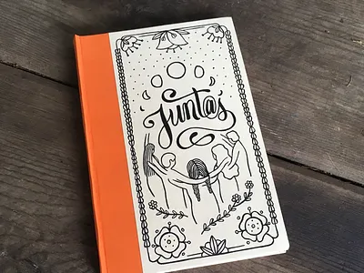 DIY journal binding book diy illustration journal juntos