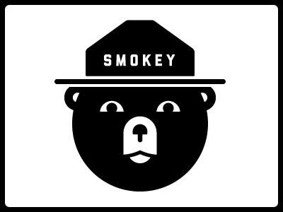 Smokey the Bear bear black graphic logo smokey smokey the bear wildfire