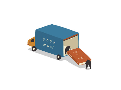 Book Delivery. amazon book shop books delivery editorial editorial illustration home delivery illustration libraries magazine illustration naperville online shopping sales sheffield shopping world of books