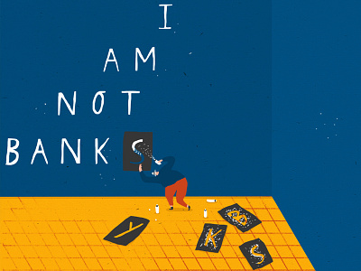 I Am Not Banksy banksy colour graffiti grid illustration lettering type