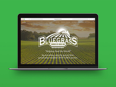 Bluegrass Farms of Ohio Website