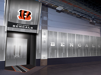 Cincinnati Bengals Players Entrance Concept bengals environmental design nfl