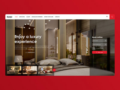 Hotel Booking Concept booking design figma hotel uxui web design