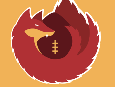Washington Redwolves branding illustration logo