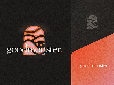 goodmonster branding exploration branding figma logo risograph