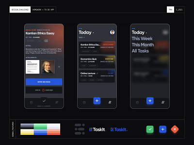 Homework + To-Do App Design Challenge Showcase app design branding interface todo app ui ui design