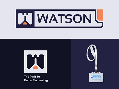 Watson Concept Cyberpunk Logo