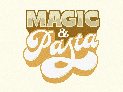 Magic & Pasta bespoke typography custom type felleni food lettering goodtype hand lettering lettering lettering art lettering design logodesign magic and pasta pasta typedesign typegang typespire typespot typetopia typography design