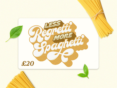 Pasta Restaurant Gift Card