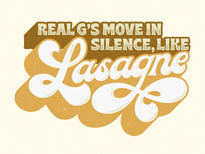 Lasagne Lettering
