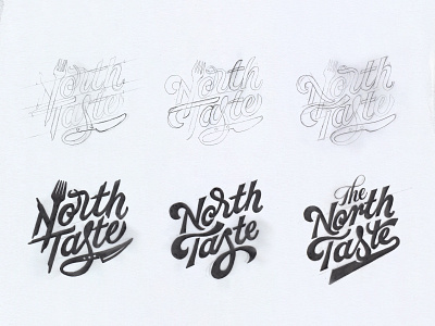 North Taste Food Blog Logo Concepts