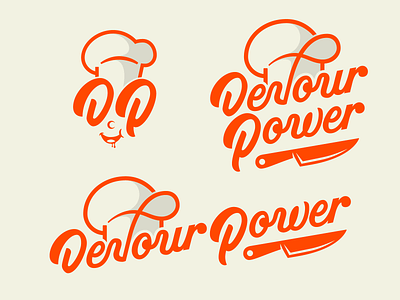 Devour Power Responsive Logo affordable logo brand identity devour power food blog lettering logo inspiration logo suite logotype logotype designer responsive branding responsive logo