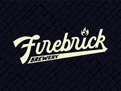 Firebrick Brewery Logo & Monogram beer logo brand identity branding branding agency brewery branding brewery logo calligraphy custom type hand lettering handlettering lettering logo logo logo design logo designer logo designs logotype typography