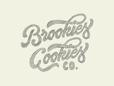 Brookie's Cookies Logo Sketch