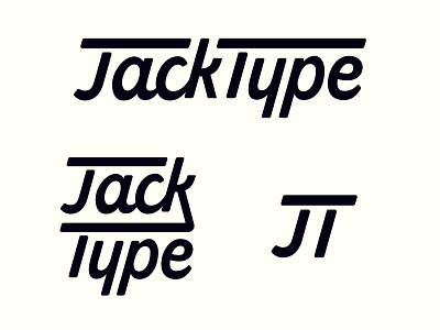 Jack Type Logo brand identity custom type hand lettering handlettering illustration lettering lettering logo logo logo concepts logo design logo designer logotype responsive logo