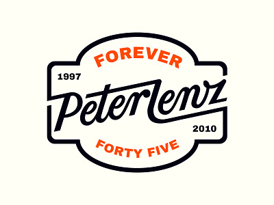 Peter Lenz - Lettering Badge