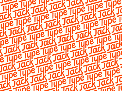 Jack Type Logo Pattern brand identity brand pattern custom type hand lettering handlettering illustration lettering lettering logo logo logo concept logo design logo designer logo inspiration logo pattern logotype script script design script logo spot illustration wordmark