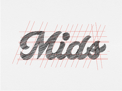 Mids Logo Concept Sketch