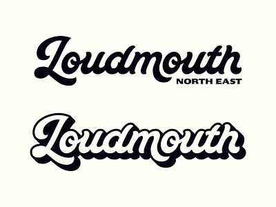 Loudmouth Logo Wordmark brand identity branding cannabis custom type hand lettering handlettering juice script lettering lettering logo logo logo concept logo design logo designer logotype marijuana script logo