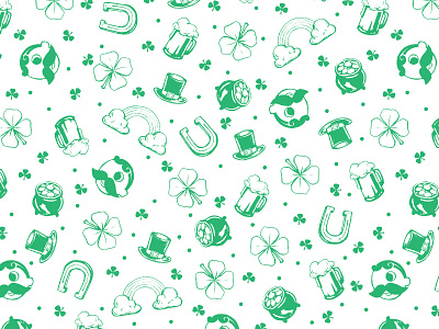 St. Patrick's Day Icon Print