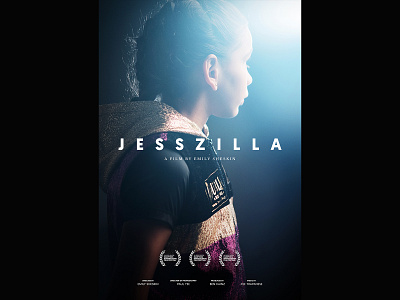 Jesszilla Movie Poster branding design photography