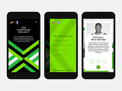 DEWxNBA – Mobile design mobile ui ui website